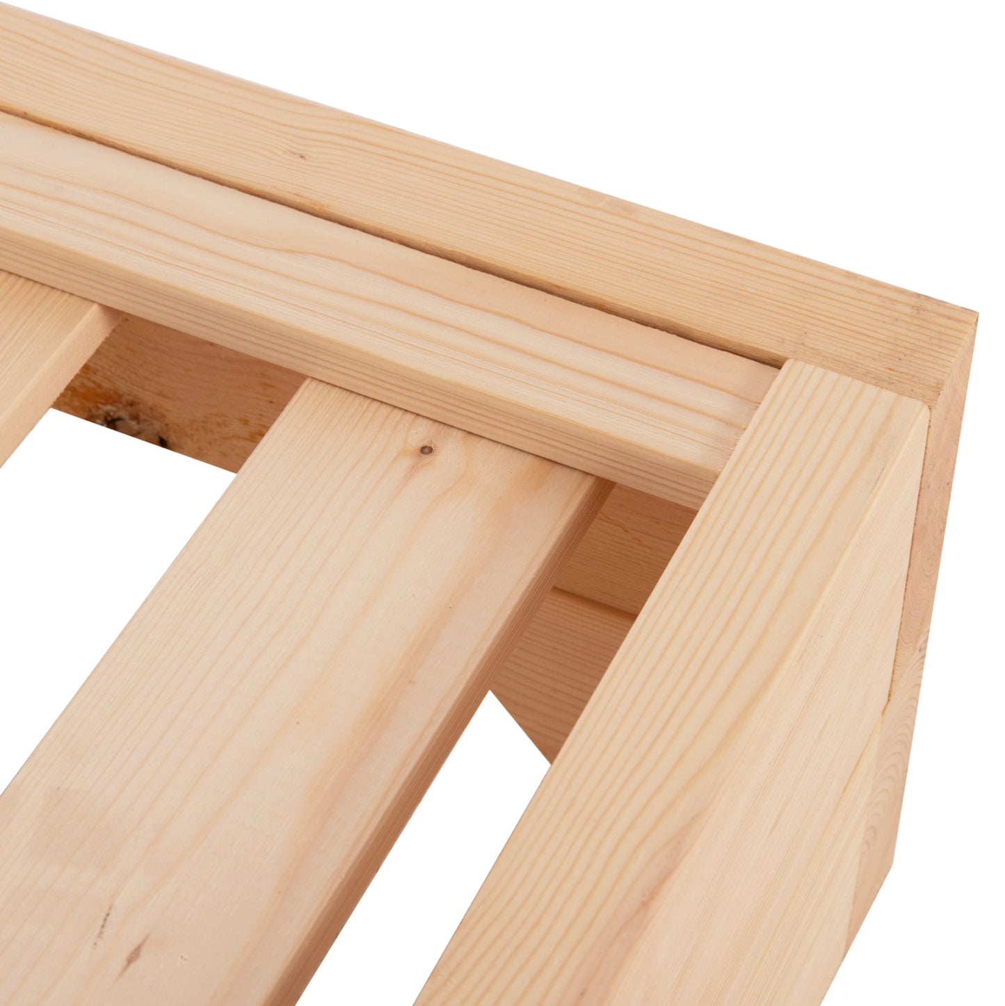 Beach Lounger Heavy-duty Korinos Hm10779.04 Impregnated Pine Wood In Natural 79x204x77hcm.