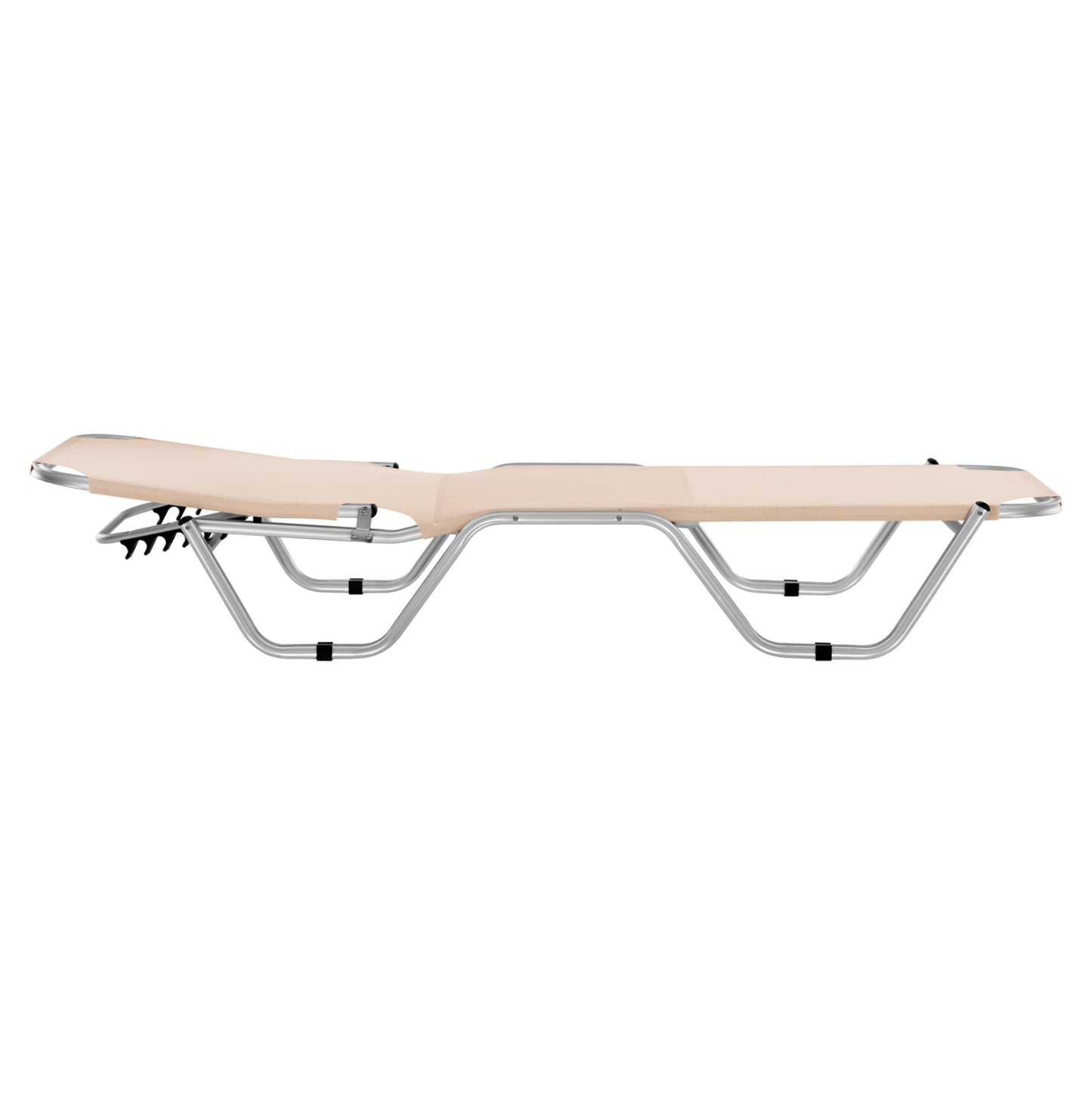 Professional Sunbed Aluminum Hm5071.60 Cream Color 60x195x30 Cm