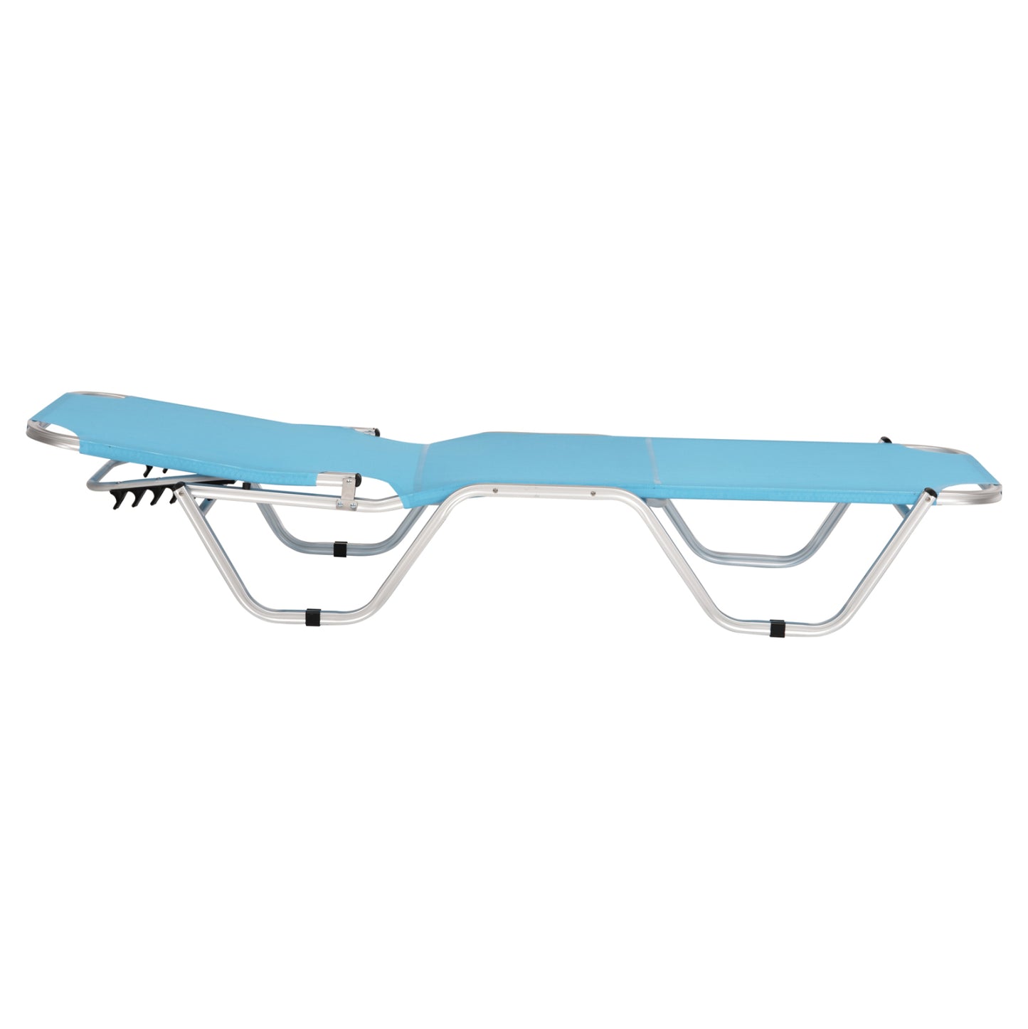 Professional Sunbed Aluminum Hm5071.08 Light Blue 60x195x30 Cm