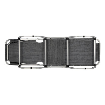 Professional Sunbed Aluminum Hm5071.10 Grey 60x195x30 Cm