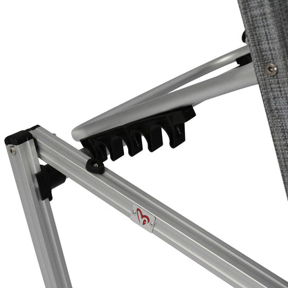 Professional Sunbed Aluminum Hm5071.10 Grey 60x195x30 Cm