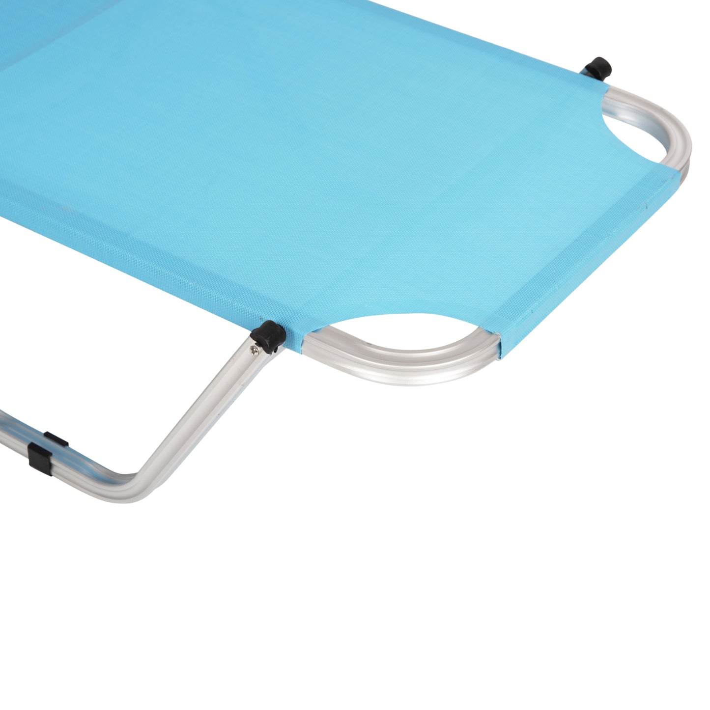 Professional Sunbed Aluminum Hm5071.08 Light Blue 60x195x30 Cm