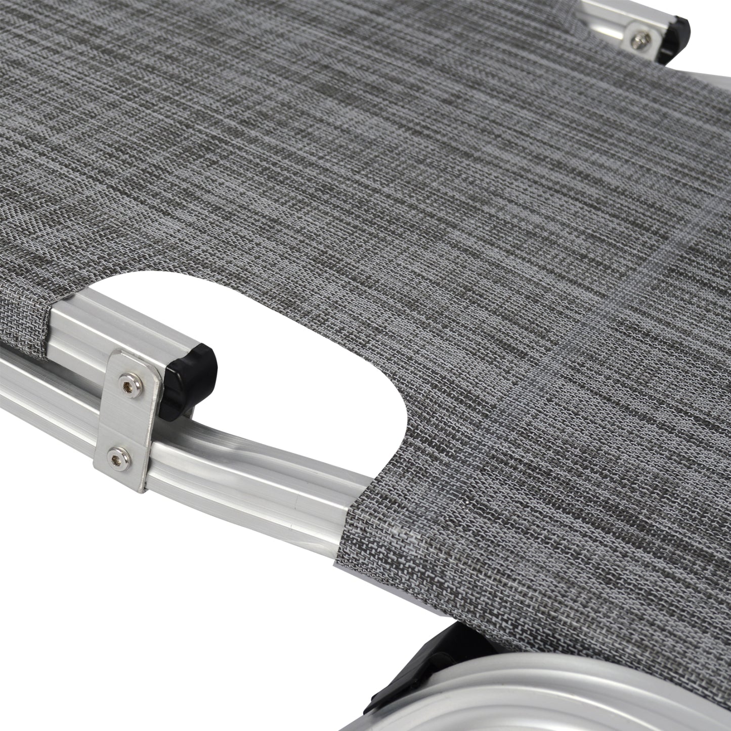 Professional Sunbed Aluminum Hm5071.10 Grey 60x195x30 Cm