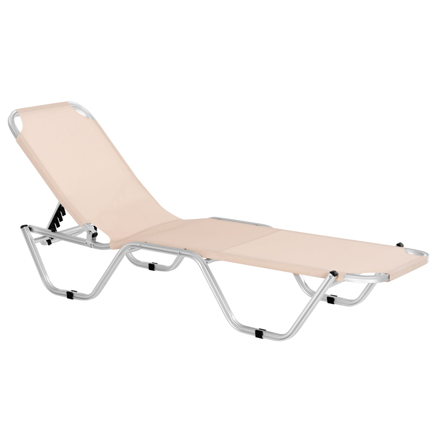Professional Sunbed Aluminum Hm5071.60 Cream Color 60x195x30 Cm