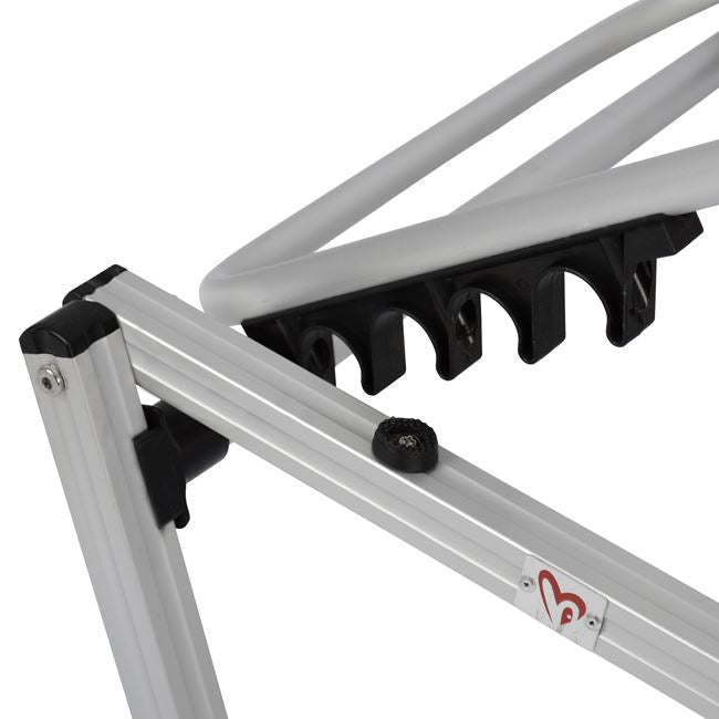 Professional Sunbed Aluminum Hm5071.03 White 195x53-60x30 Cm