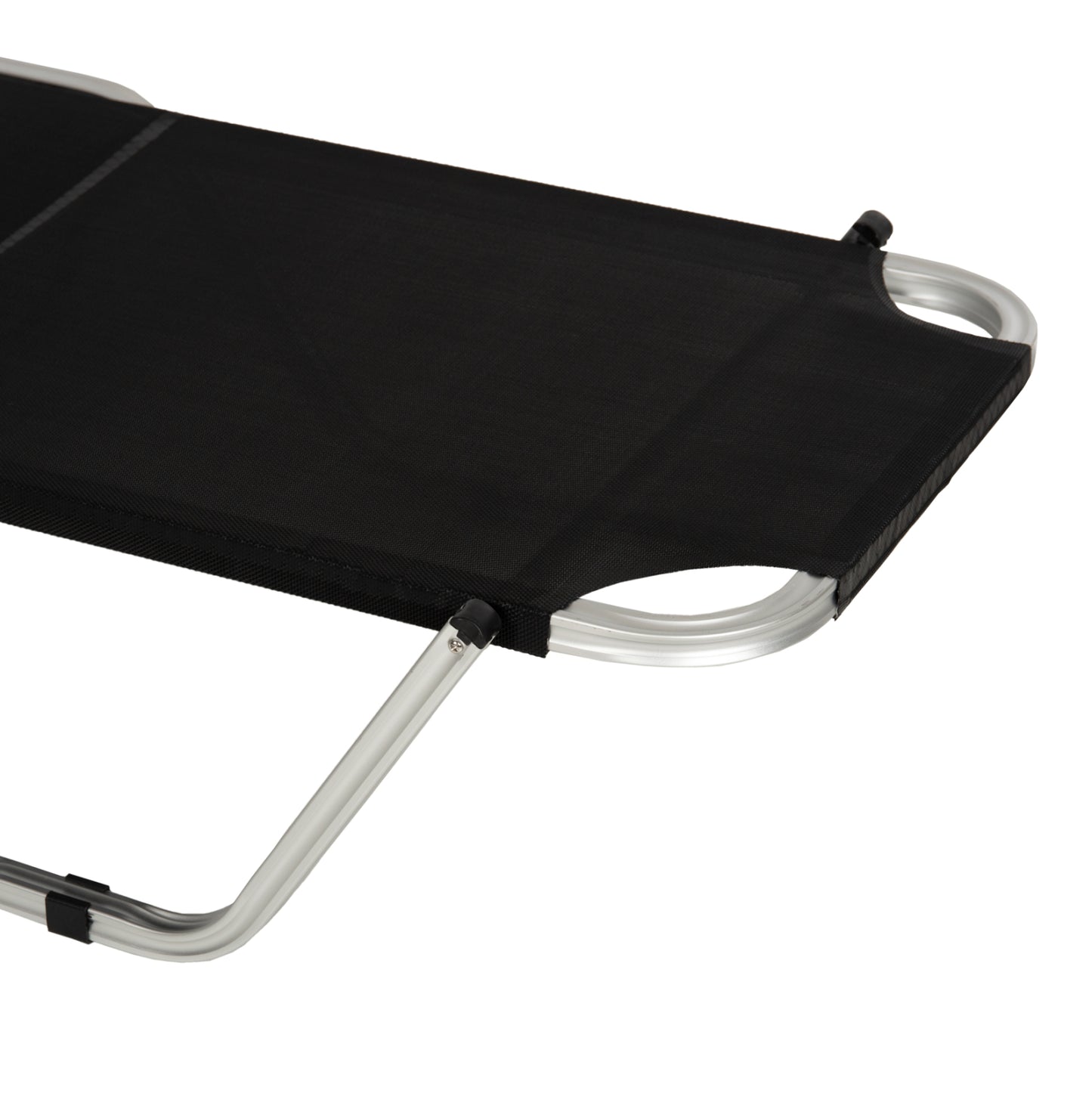 Professional Sunbed Aluminum Waldo Hm5071.90 Black 195x53-60x30  Cm