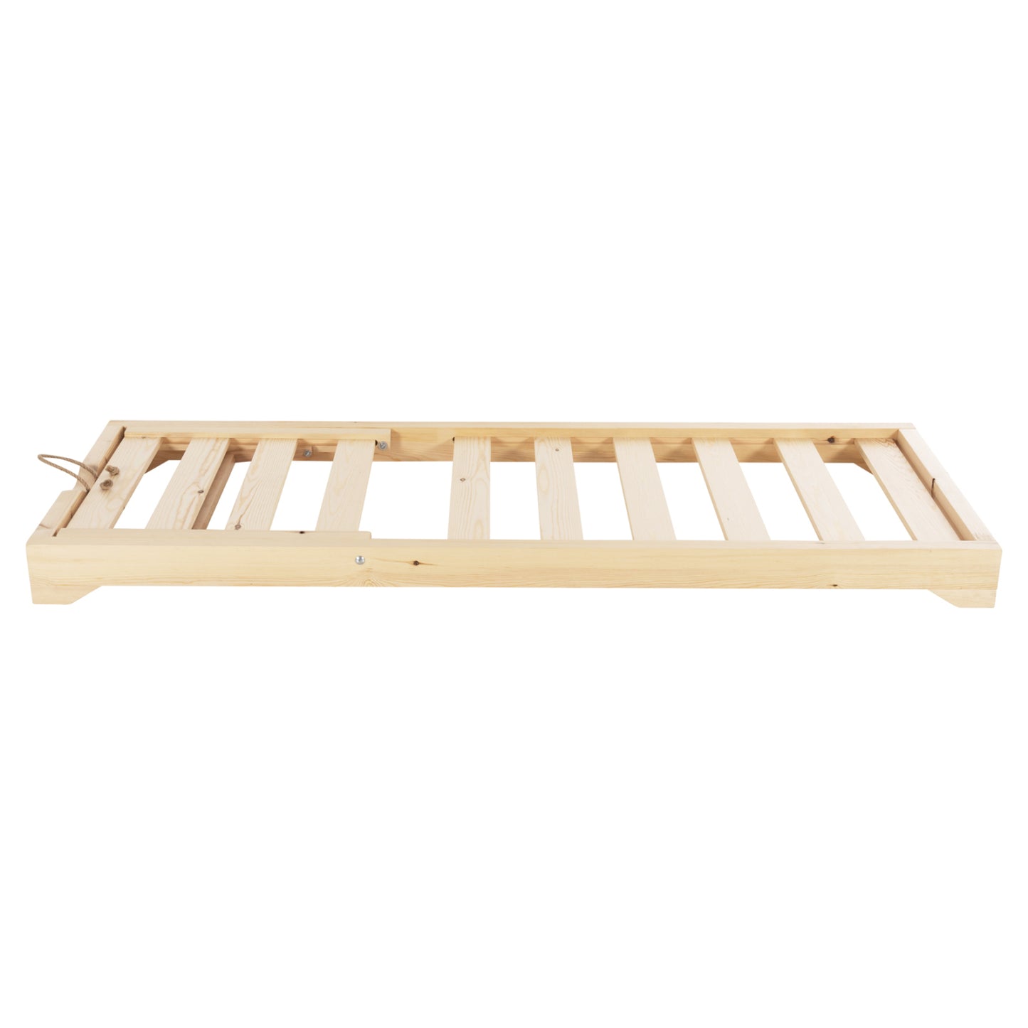 Beach Lounger Low Ikaria Hm6115.01 Pine Wood In Natural 80x208x32-100hcm.