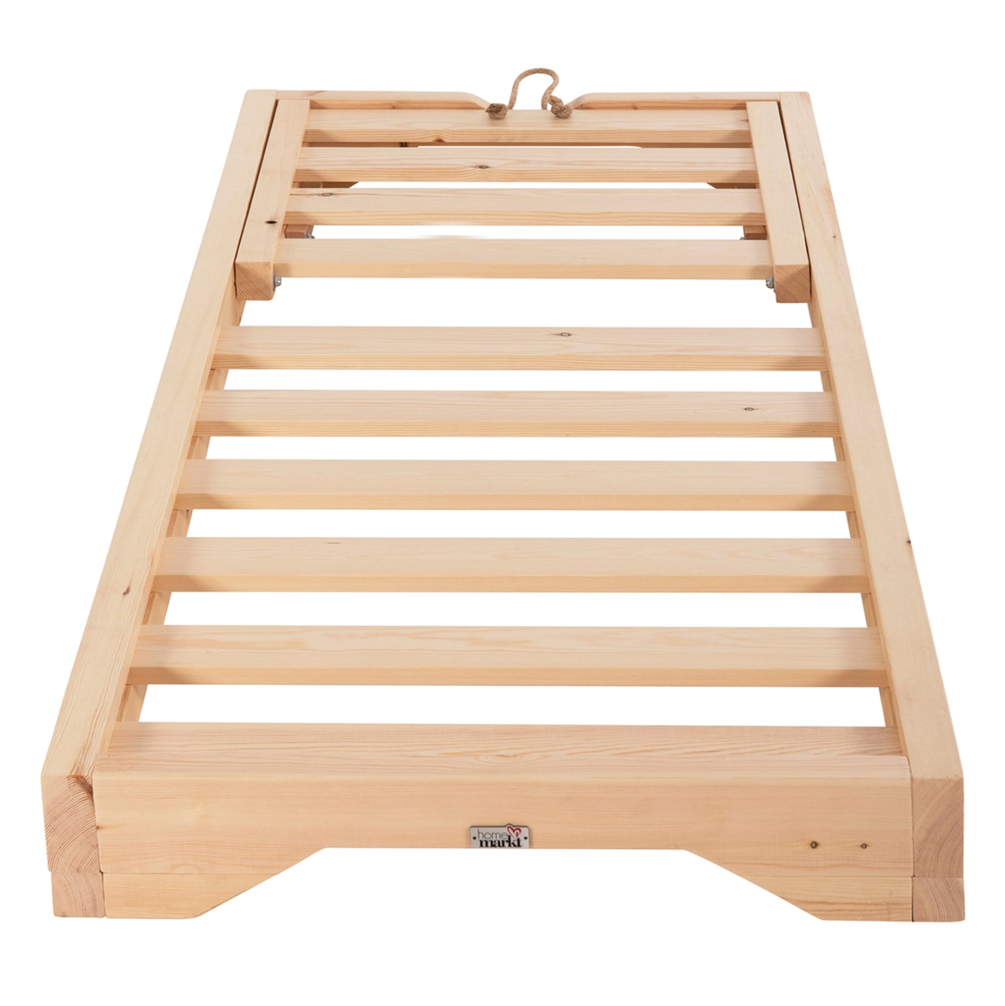 Beach Lounger Low Ikaria Hm6115.01 Pine Wood In Natural 80x208x32-100hcm.