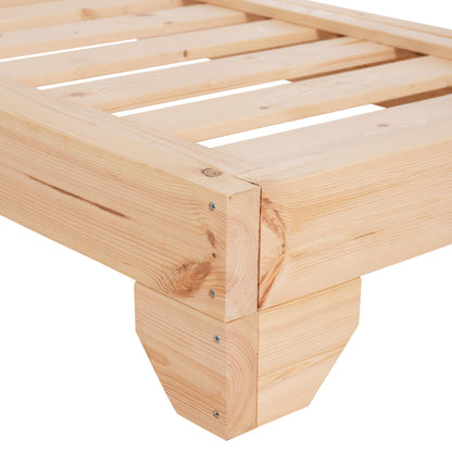 Beach Lounger With Cushion Korinos Hm10776.05t Pine Wood--textilene Cover In Black 79x204x77hcm.