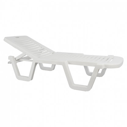 Sunbed Beach Plastic Reclining Relax 70x190x36cm