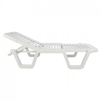 Sunbed Beach Plastic Reclining Relax 70x190x36cm