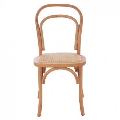 Vienna Wooden Chair From Beech Wood To Natural Hm8644.01 45x54x89 Cm.
