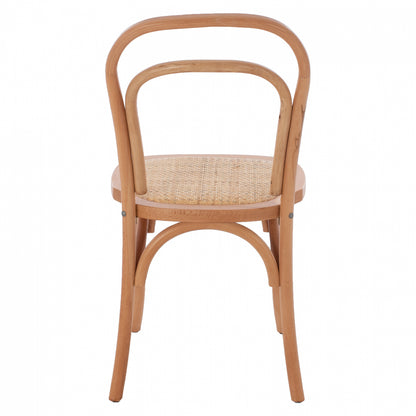 Vienna Wooden Chair From Beech Wood To Natural Hm8644.01 45x54x89 Cm.
