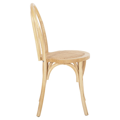 Chair Montreal Vienna-style Beech Wood Hm8914.25 In Dark Honey Color 42x47x90h Cm.