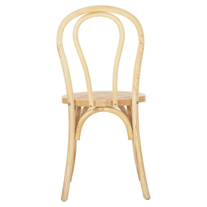 Chair Montreal Vienna-style Beech Wood Hm8914.25 In Dark Honey Color 42x47x90h Cm.