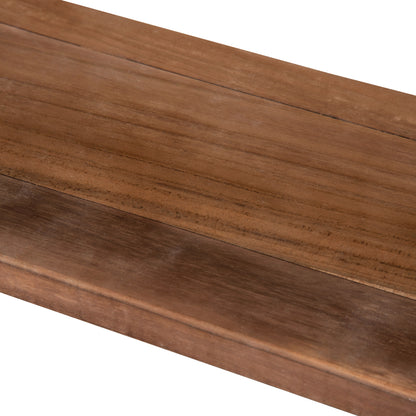 Cutting Board For The Kitchen Hm4291 Teak Wood In Natural-with Hanging Hole 15x38,5x2h Cm.