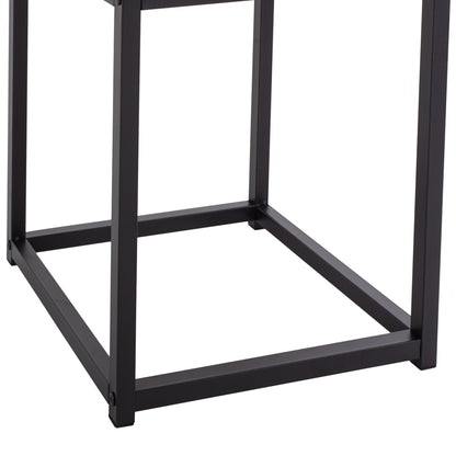 Side Tables Grelay Set 2pcs Mdf & Metal 45Χ45Χ50hcm.hm8762.13
