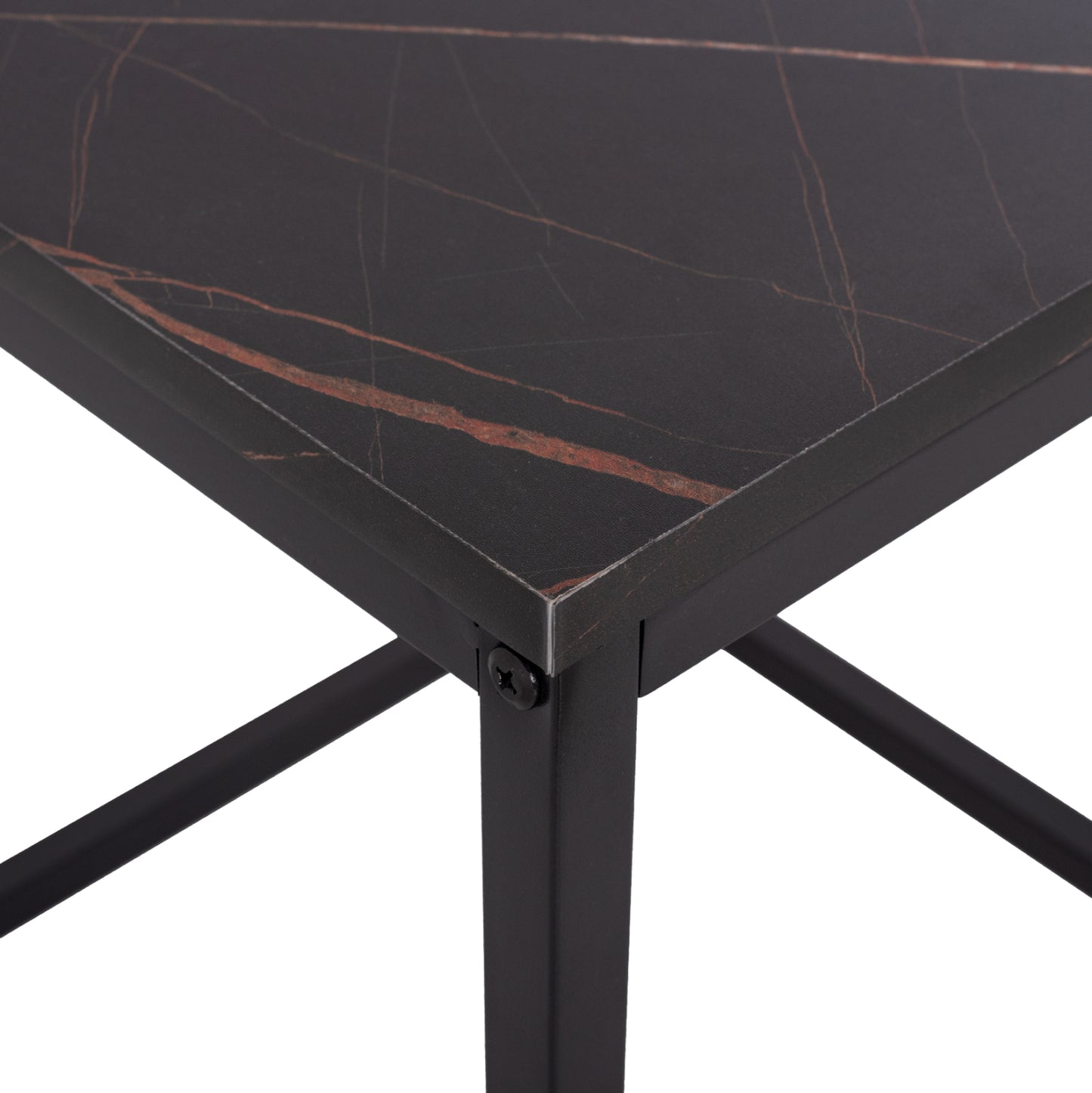 Side Tables Grelay Set 2pcs Mdf & Metal 45Χ45Χ50hcm.hm8762.13